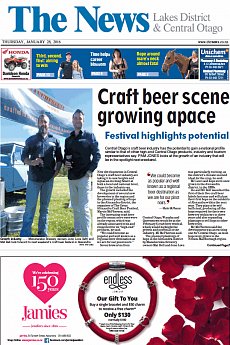The News - Central Otago - January 28th 2016