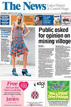 The News - Central Otago - March 24th 2016