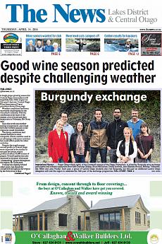 The News - Central Otago - April 14th 2016