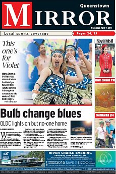 Queenstown Mirror - April 9th 2014