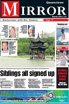 Queenstown Mirror - October 22nd 2014