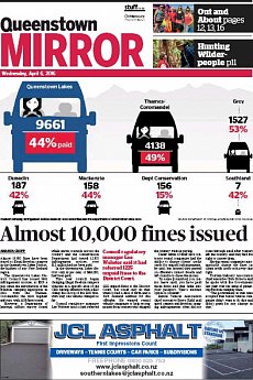 Queenstown Mirror - April 6th 2016