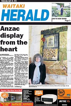 Waitaki Herald - April 23rd 2014