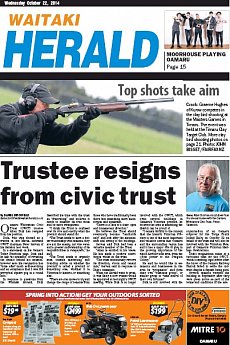 Waitaki Herald - October 22nd 2014