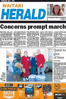 Waitaki Herald - July 1st 2015