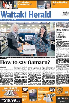 Waitaki Herald - August 5th 2015