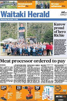 Waitaki Herald - November 4th 2015