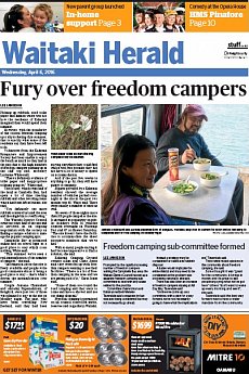 Waitaki Herald - April 6th 2016