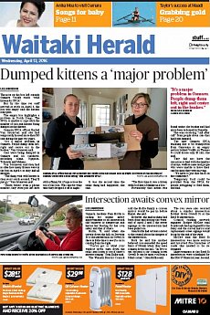 Waitaki Herald - April 13th 2016